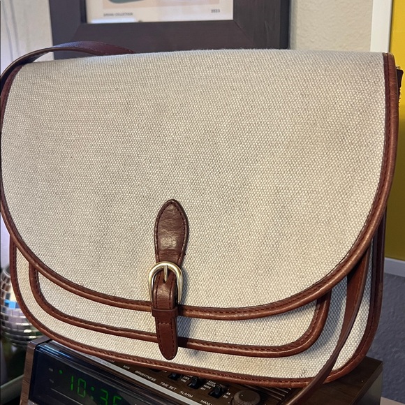 Sézane Sac Grande Romeo Ecru Canvas/Linen 💥Rare💥 and Pouchette - Picture 3 of 15